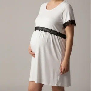Camisón Maternal Alina - Blanco