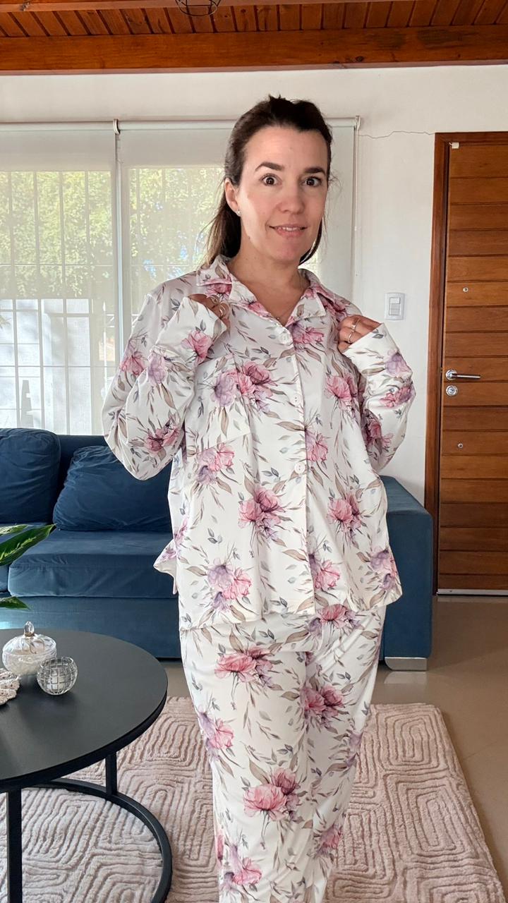 Camisero Estampado Julieta ML - Orquidea rosa - Image 4