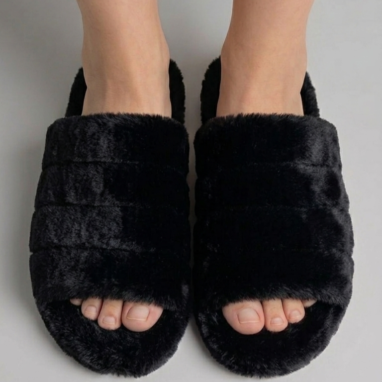 Pantuflas simil piel - Abiertas - Image 5