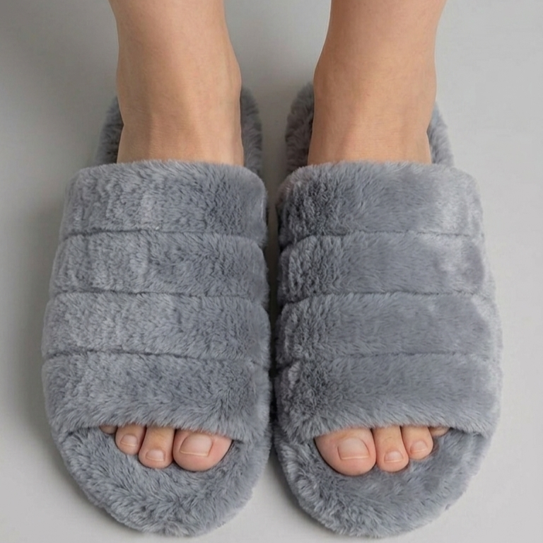 Pantuflas simil piel - Abiertas - Image 4