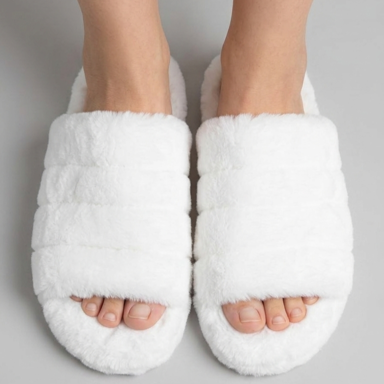 Pantuflas simil piel - Abiertas - Image 3